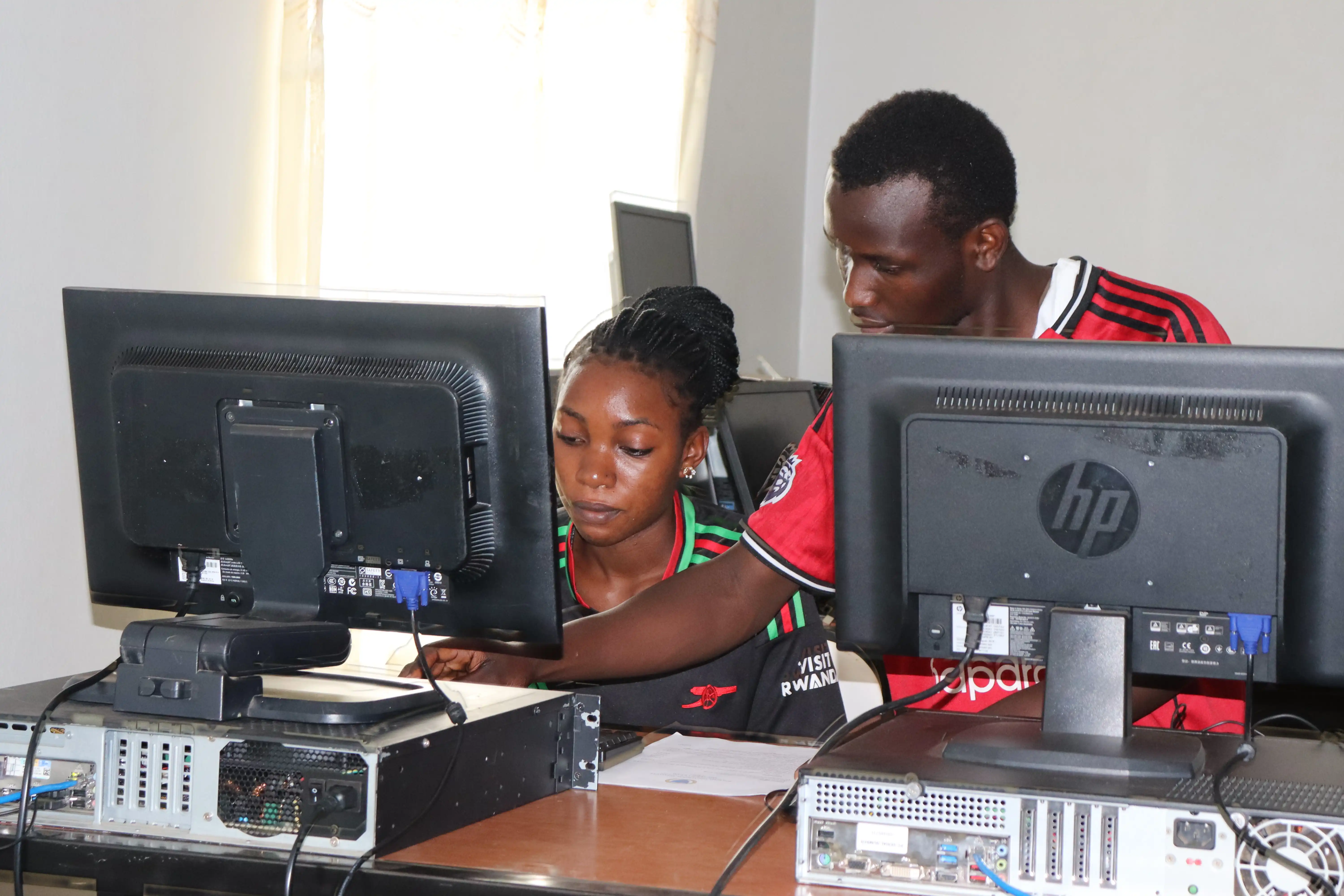Students learning